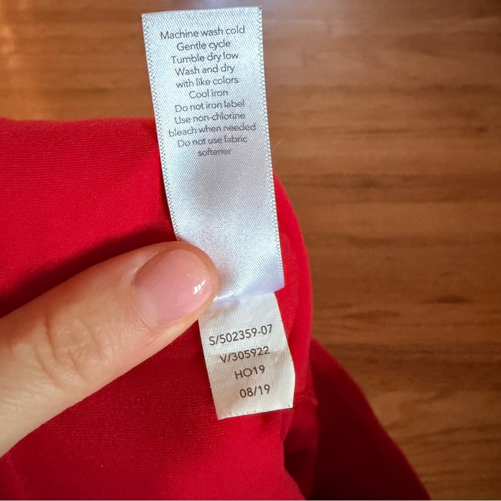 Athleta Ultra High Rise Elation Tight Red Leggings Medium - Picture 6 of 7